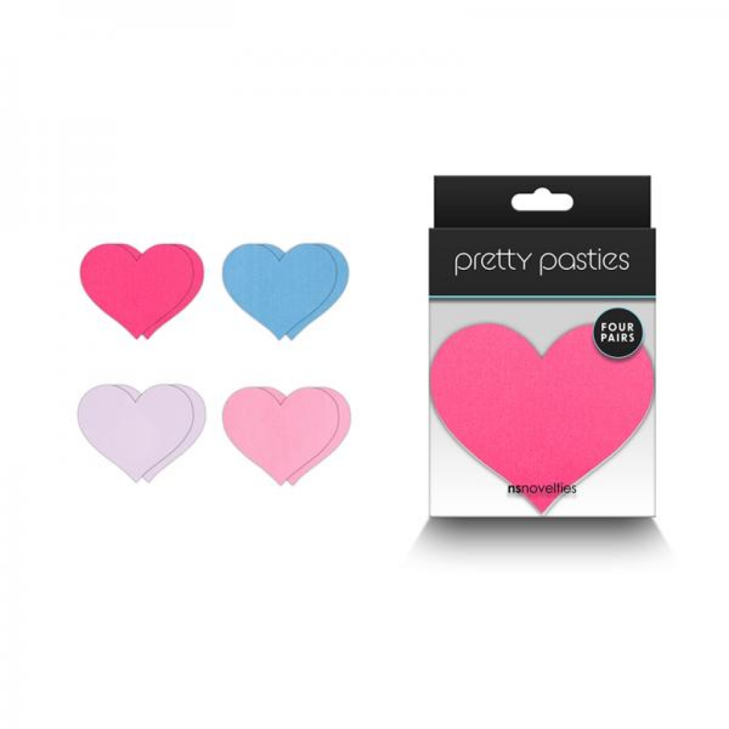 Pretty Pasties Heart II - Assorted 4 Pair