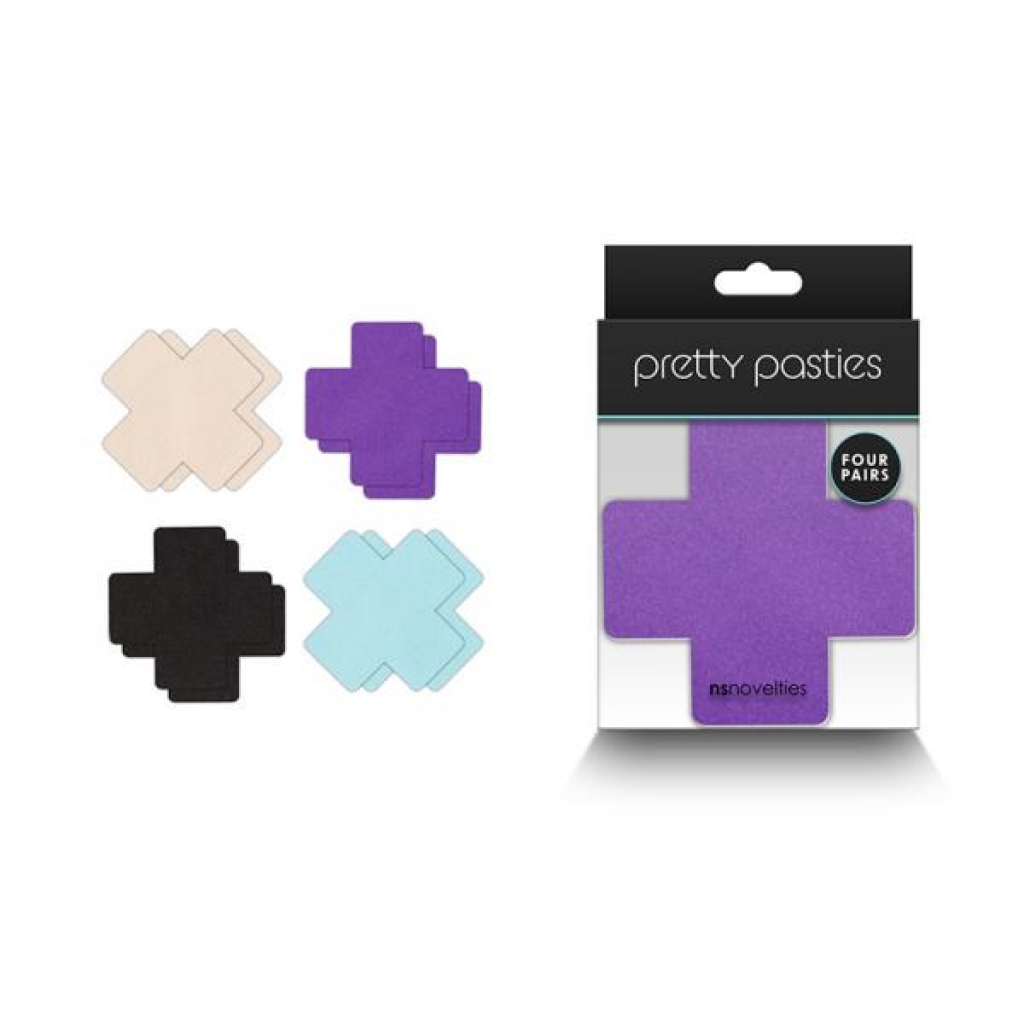 Pretty Pasties - Cross I Assorted 4 Pair