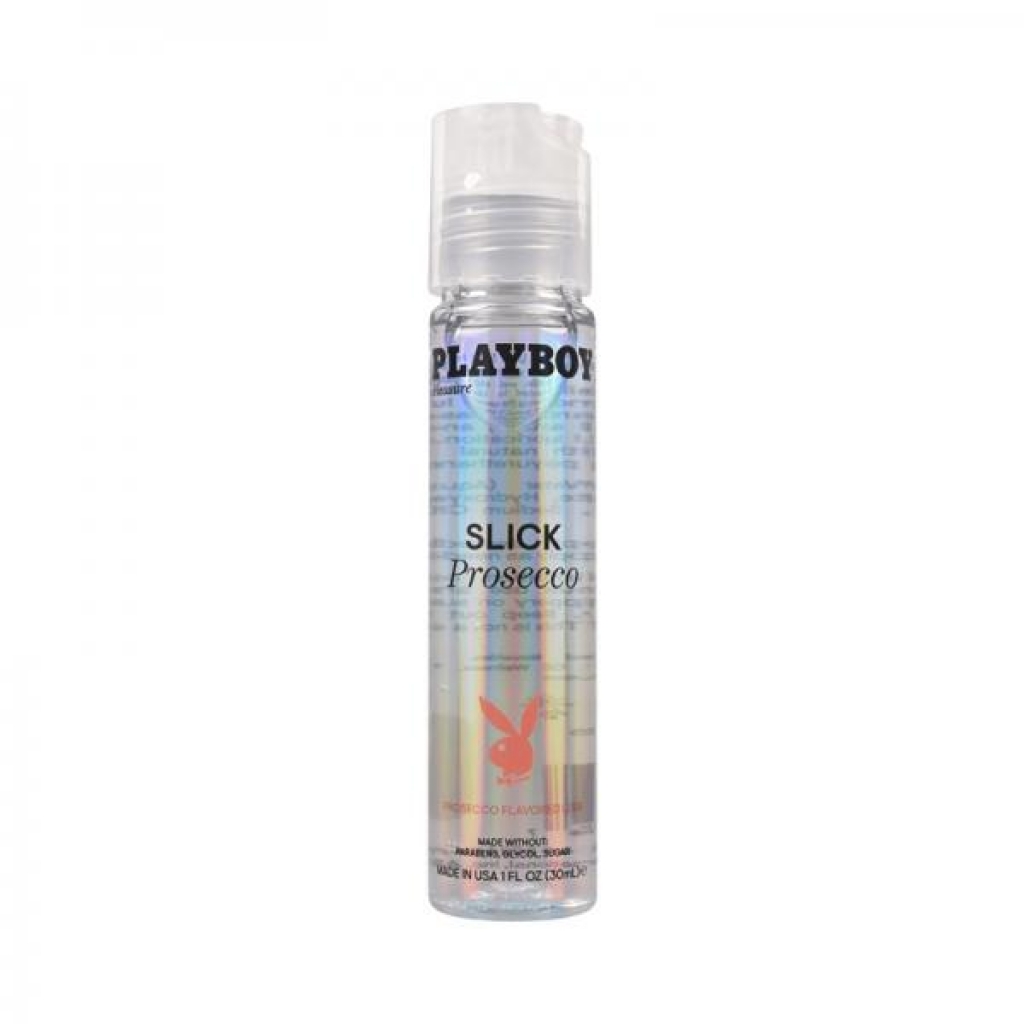 Playboy Slick Flavored Water-based Lubricant Prosecco 1 Oz. - Evolved Novelties