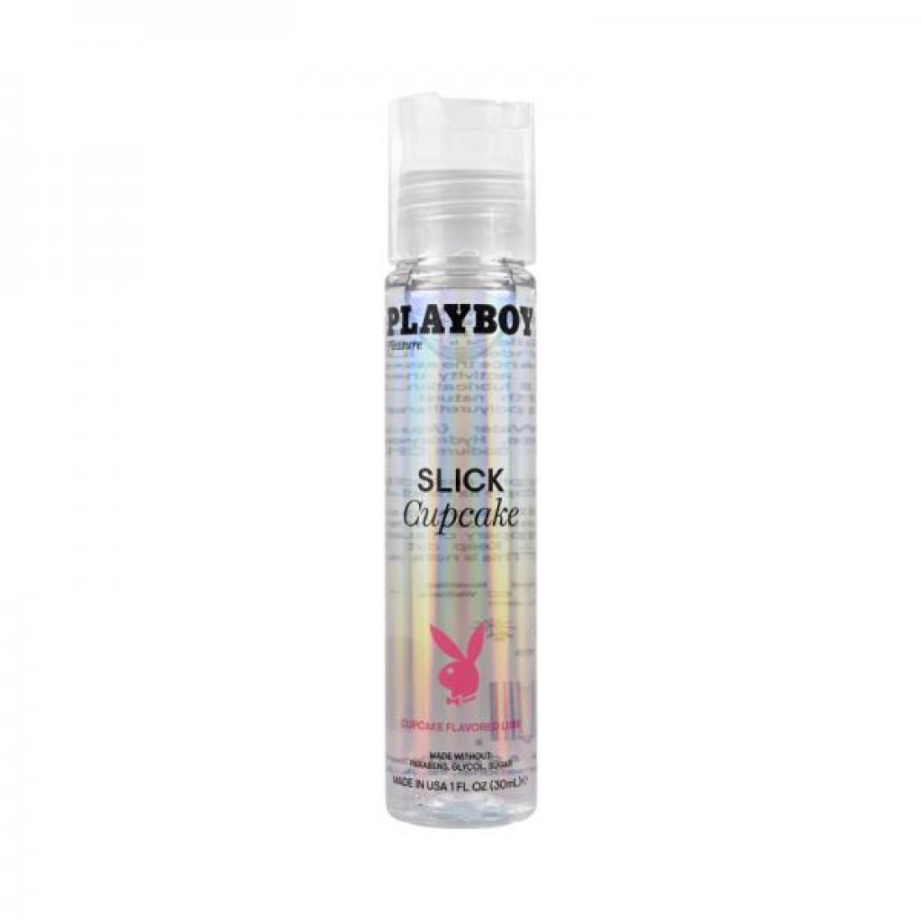 Playboy Slick Flavored Water-based Lubricant Cupcake 1 Oz. - Evolved Novelties