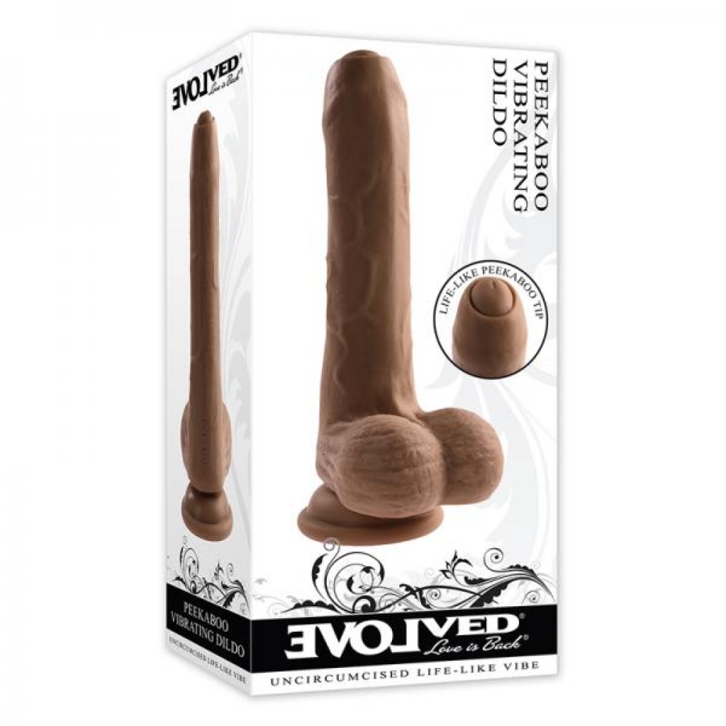 Evolved Rechargeable 8-Inch Uncircumcised Dildo with Power Boost