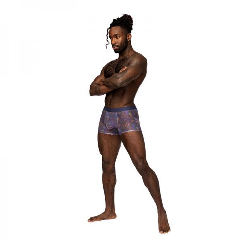 Male Power Sheer Prints Seamless Short for Men