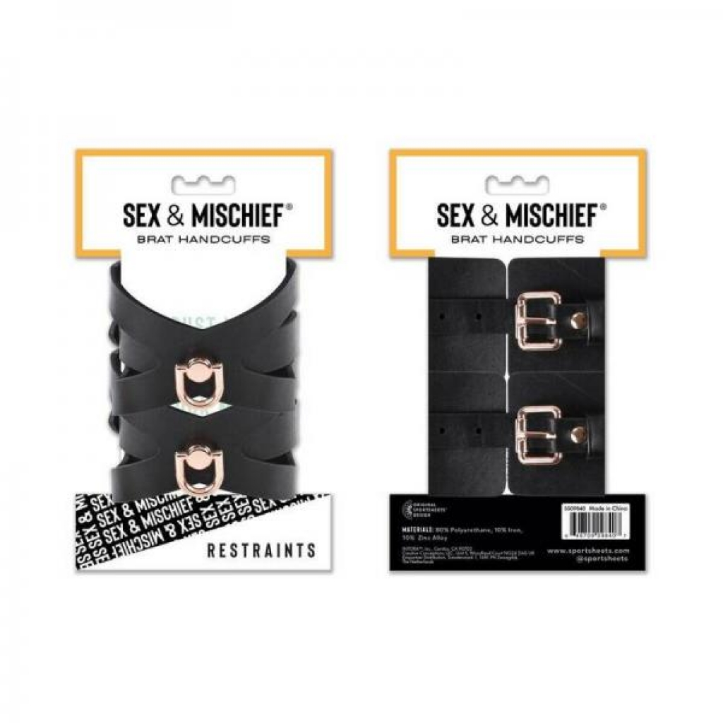 Sportsheets Sex & Mischief Brat Handcuffs - Sportsheets International Inc