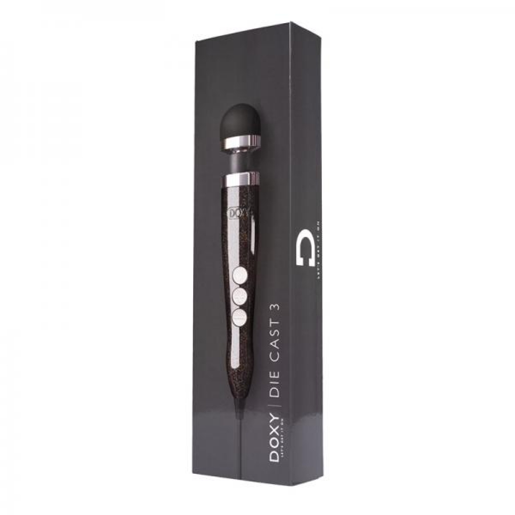 Doxy Die Cast 3 Compact Wand Vibrator Disco Black - Doxy/cmg Lesiure Ltd