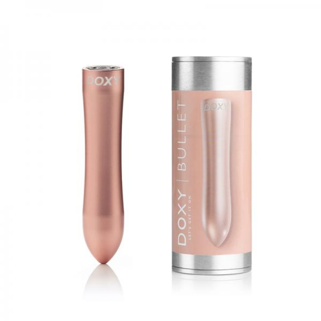 Doxy Bullet Rechargeable Vibrator Rose Gold - Doxy/cmg Lesiure Ltd