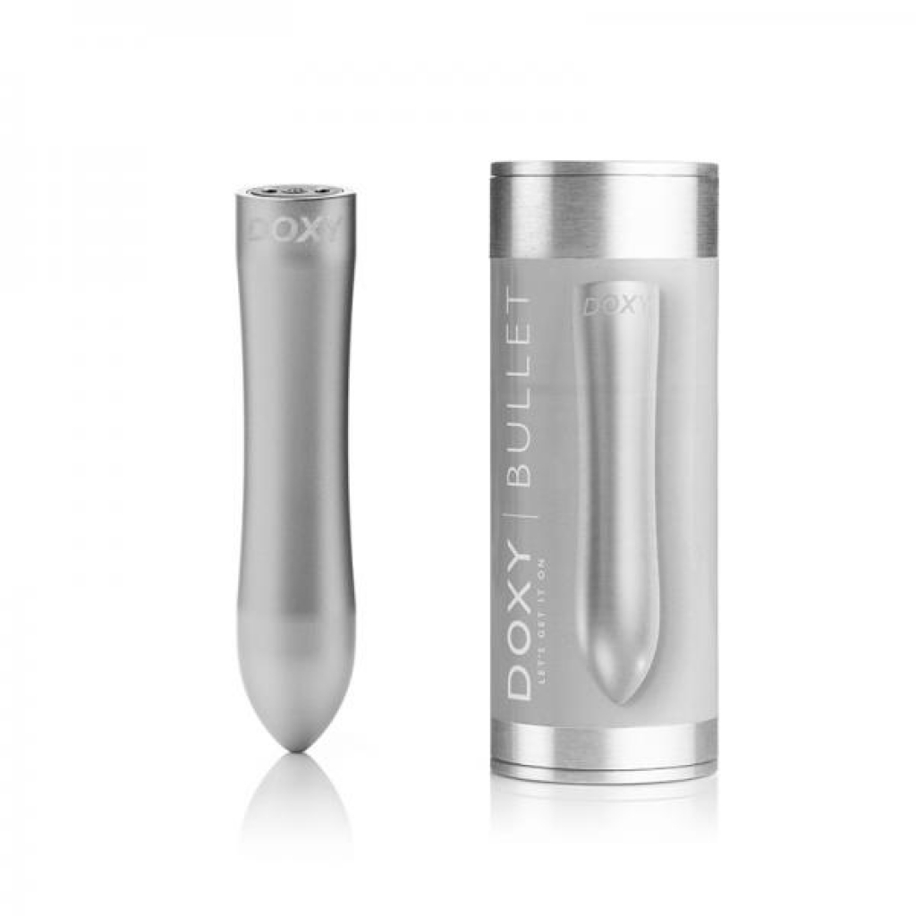 Doxy Bullet Rechargeable Vibrator Silver - Doxy/cmg Lesiure Ltd