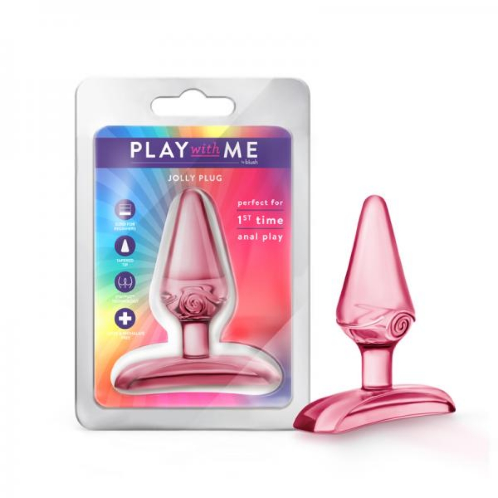 Blush Play With Me Jolly Plug Pink - Vee International Inc.