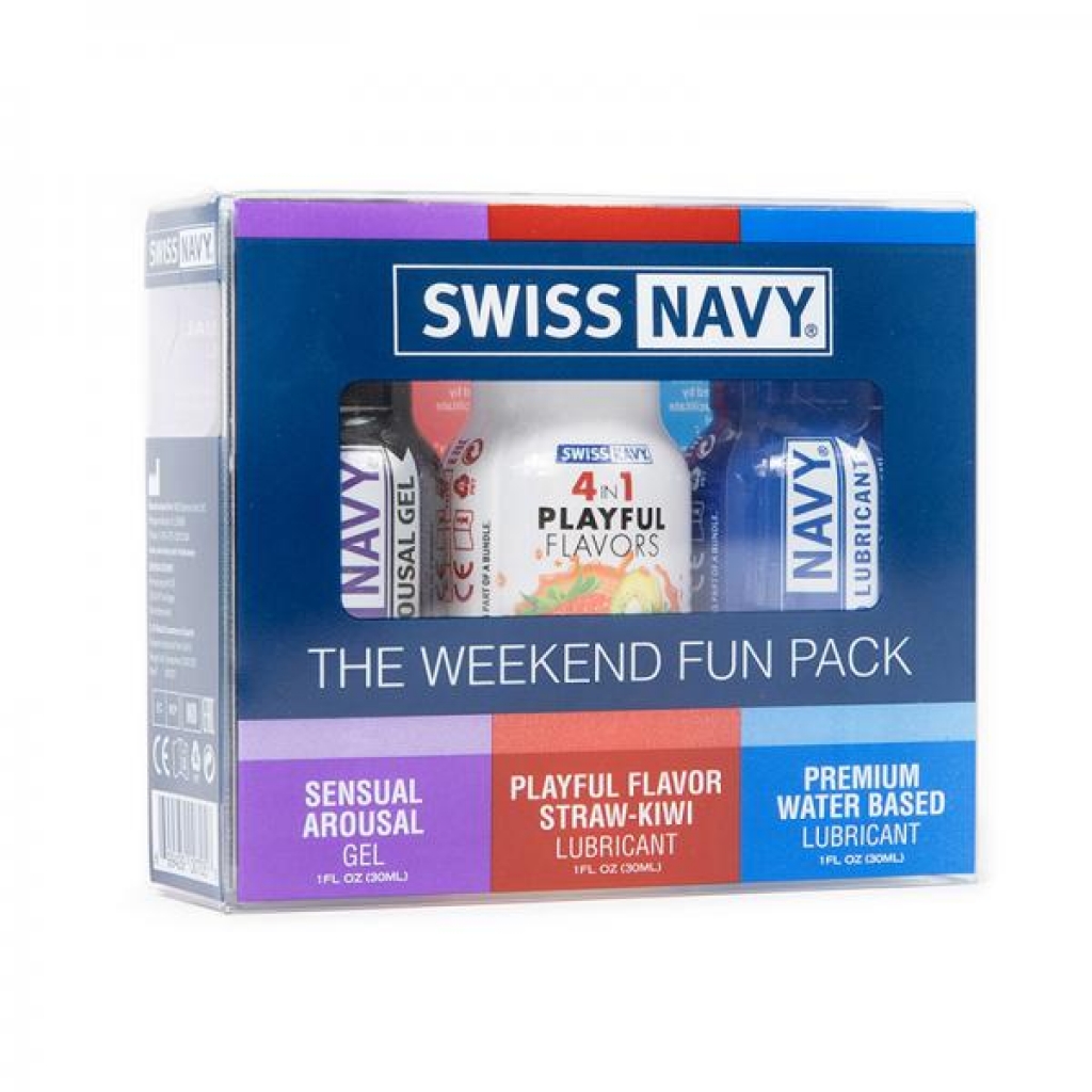 Swiss Navy Weekend Fun Pack - 1 oz.