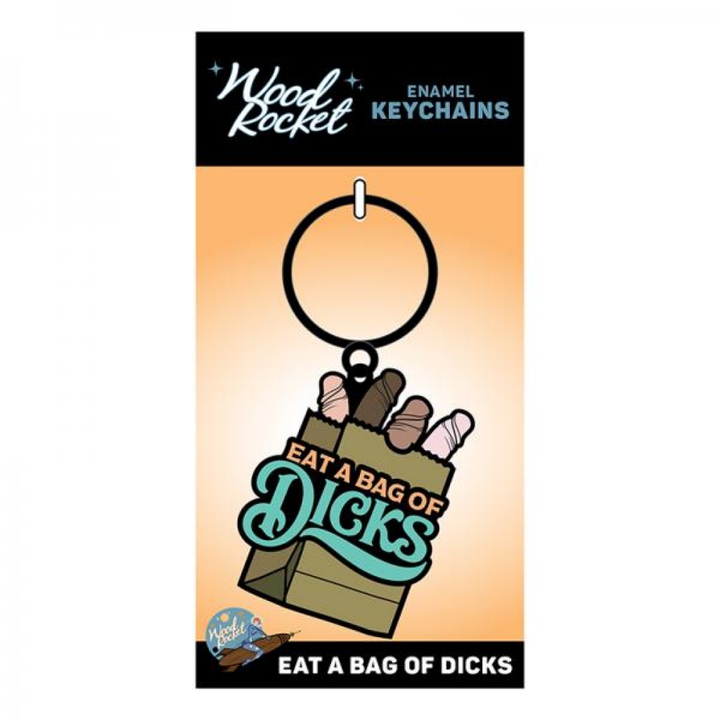 Fuck Buddies Keychain Bag Of Dicks - Wood Rocket Llc