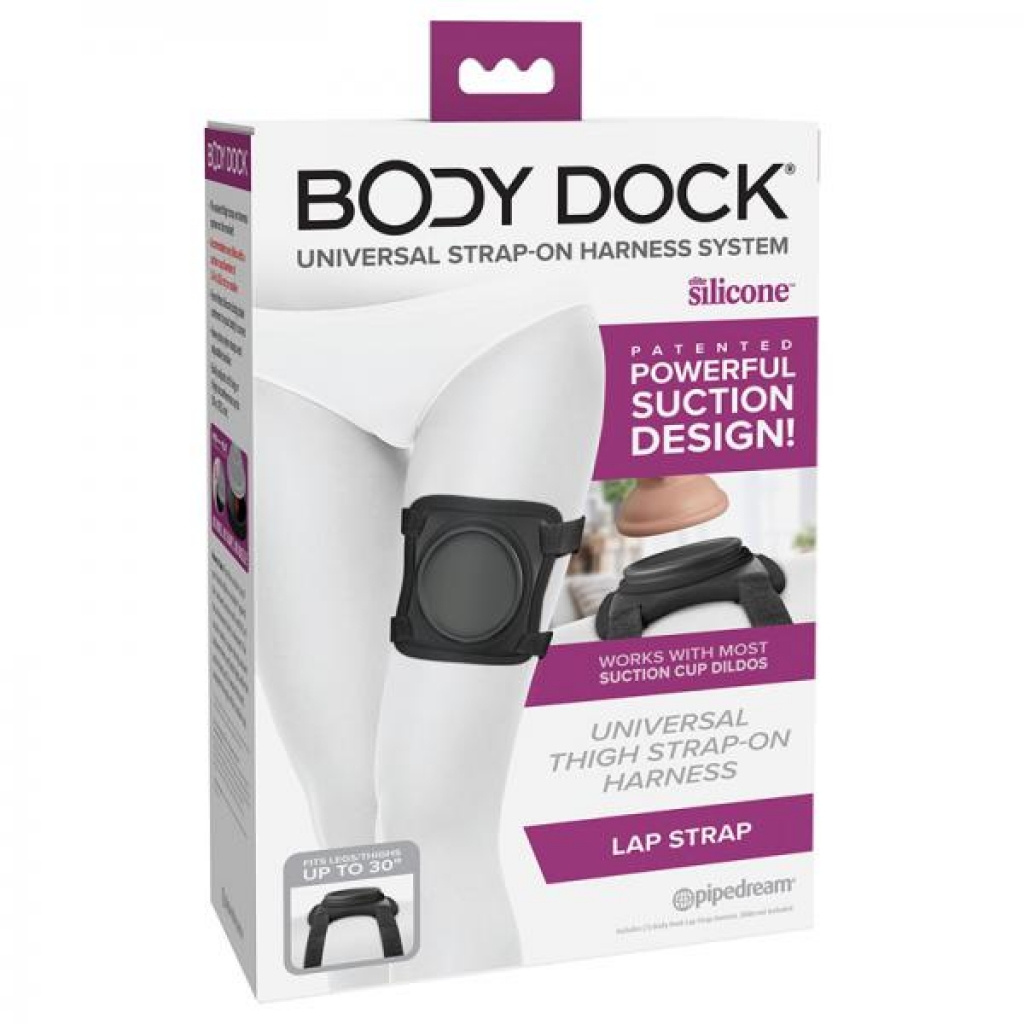 Body Dock Lap Strap Silicone Strap-on Thigh Harness - Pipedream Products