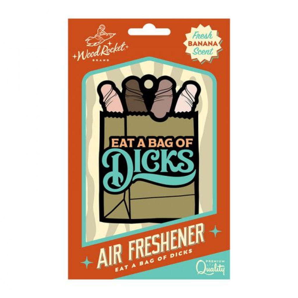 Wood Rocket Air Freshener Bag Of Dicks - Wood Rocket Llc