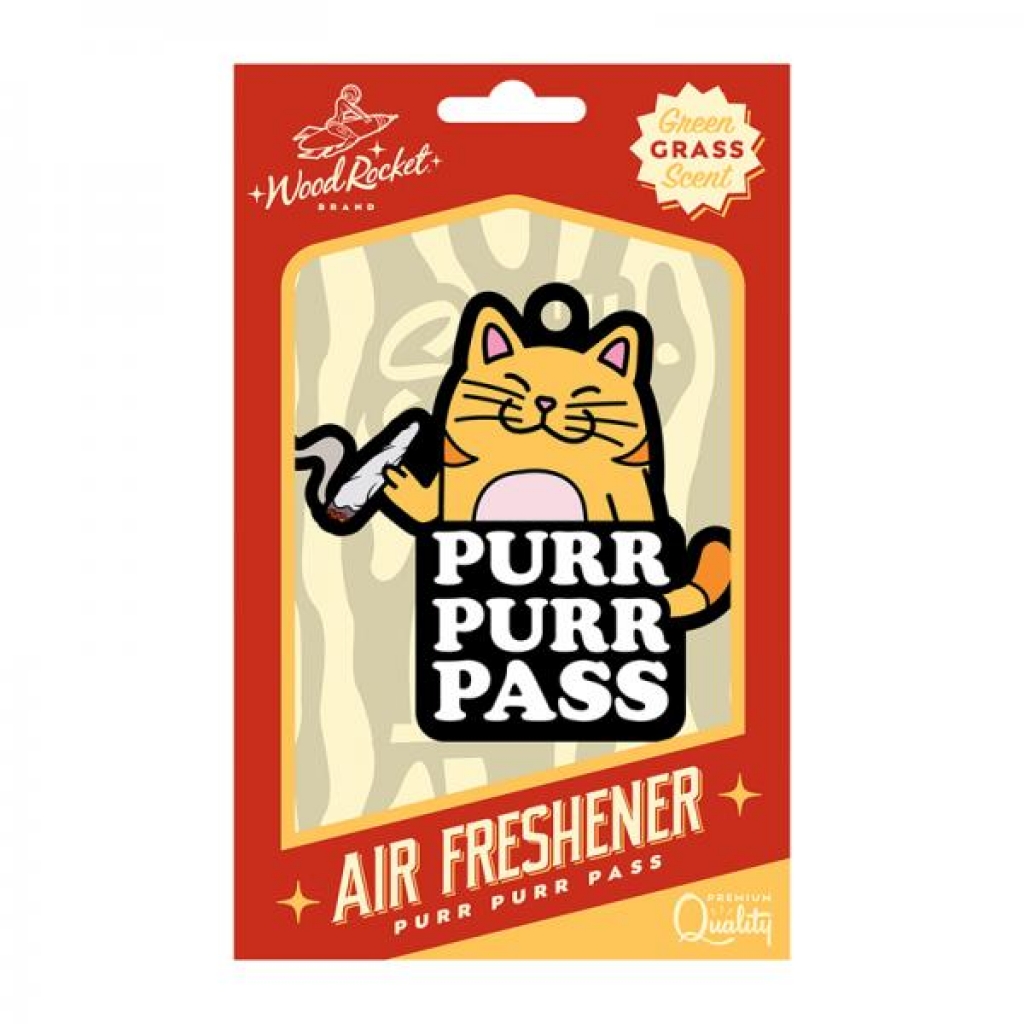 Wood Rocket Air Freshener Purr Purr Pass - Wood Rocket Llc