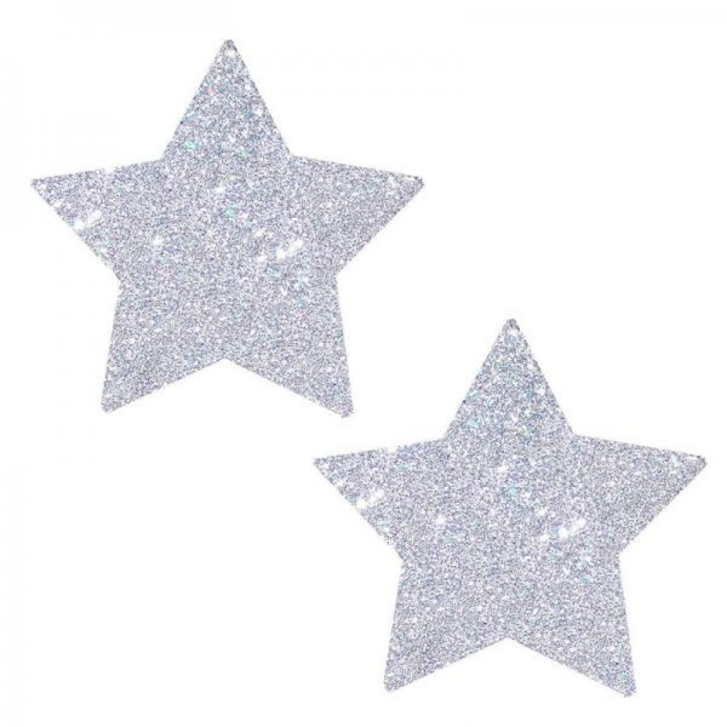 Neva Nude Pasty Starry Nights - Silver Glitter