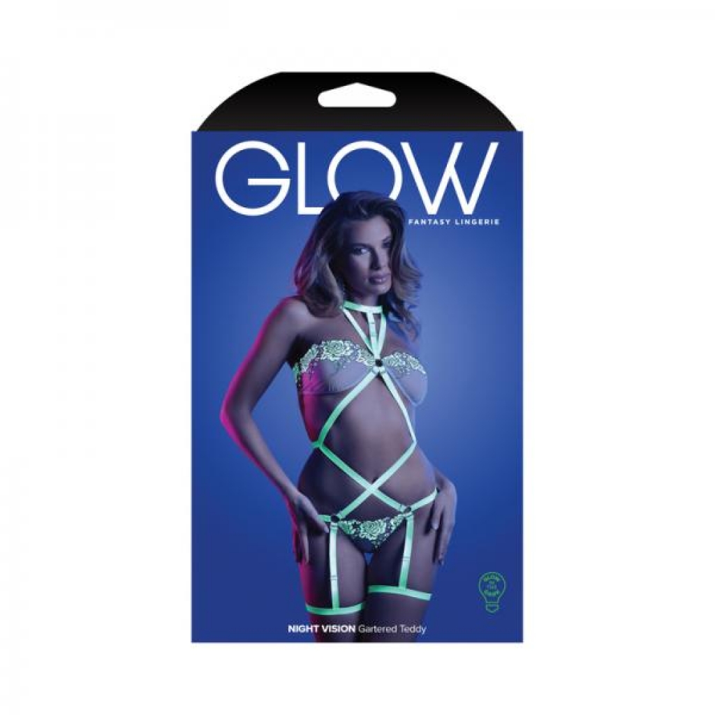 Fantasy Lingerie Glow Night Vision Teddy for Nighttime Fun