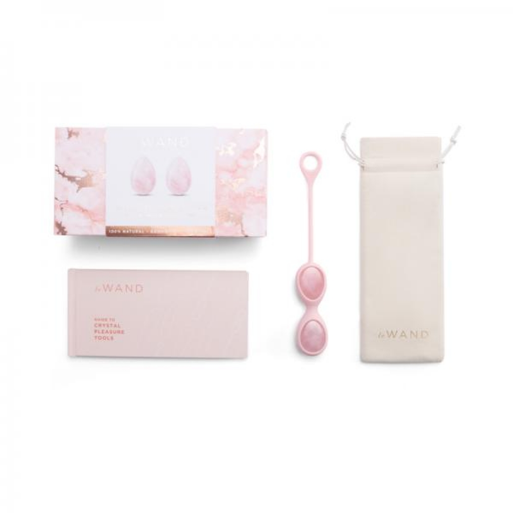 Le Wand Crystal Yoni Eggs - Rose Quartz