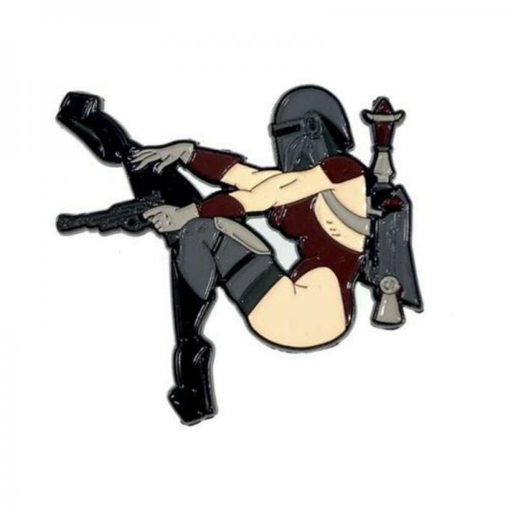 Geeky & Kinky Miss Mando Fett Pin