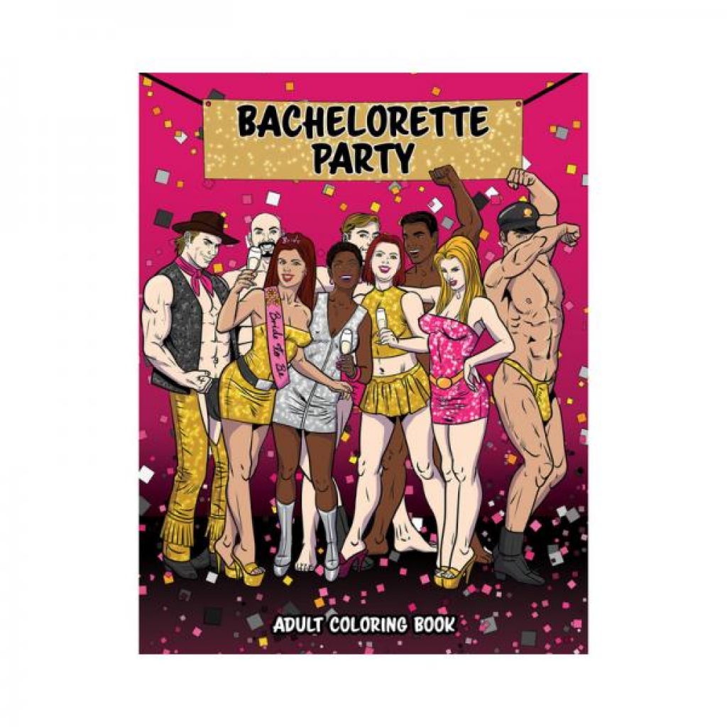 Bachelorette Party Coloring Book - Fun Activity