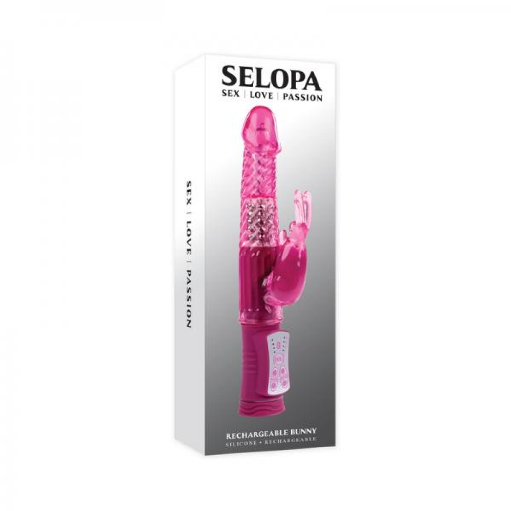 Selopa Rehargeable Bunny Rechargeable Vibe Pink - Evolved Novelties