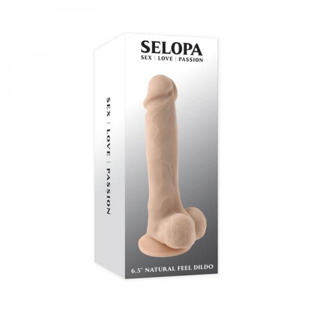 Selopa 6.5 In. Natural Feel Dildo Light - Evolved Novelties