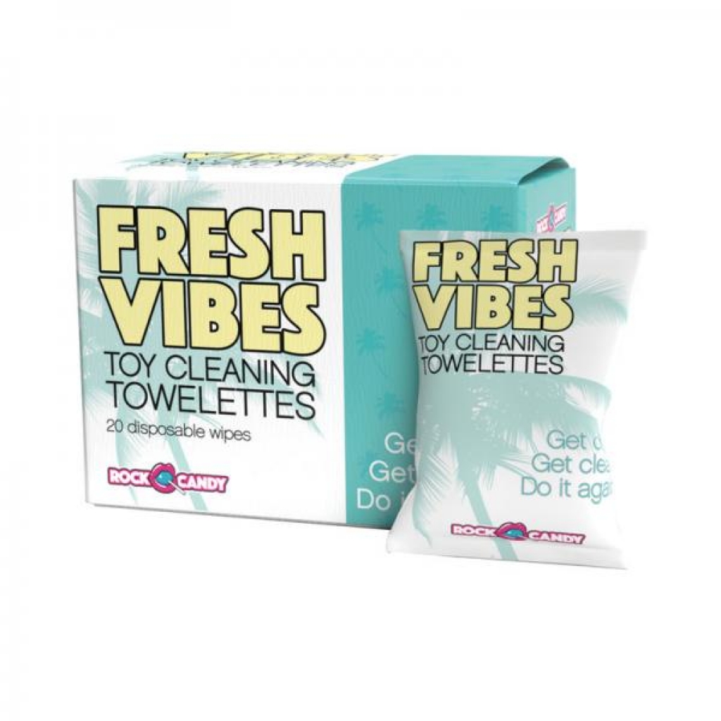 Fresh Vibes Toy Cleaning Towelettes - Box of 20