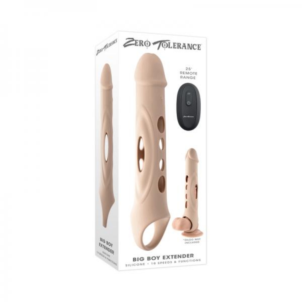 Zero Tolerance Big Boy Extender Rechargeable Extension With Remote Silicone Light - Evolved Novelties