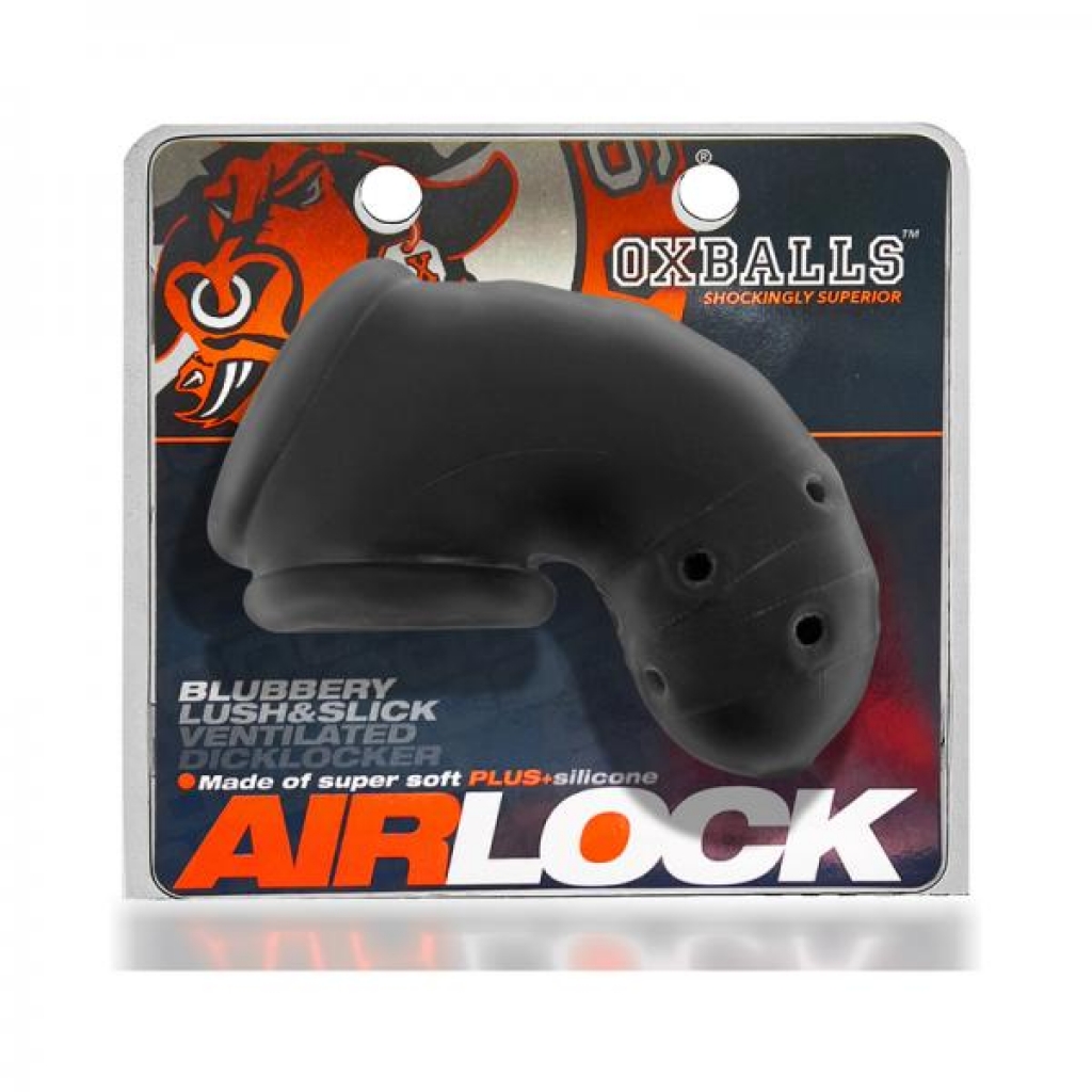 Oxballs Airlock Air-lite Vented Chastity Black Ice - Blue Ox Designs, Oxballs