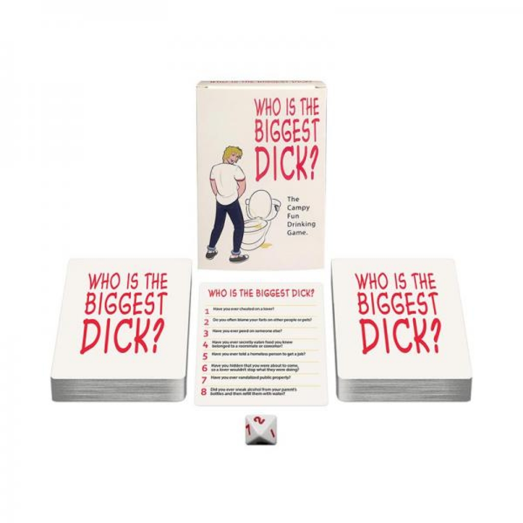 Who's The Biggest Dick? Drinking Card Game - Kheper Games