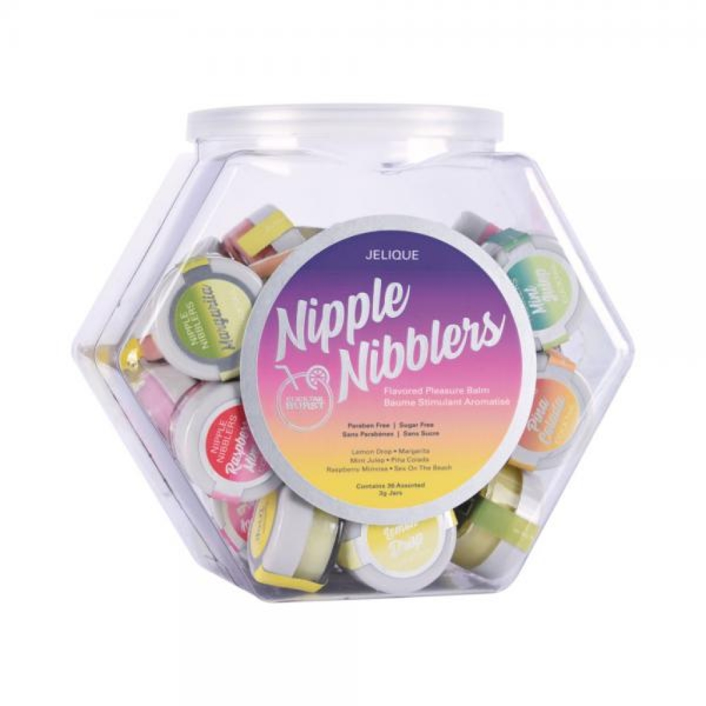 Jelique Cocktail Nipple Nibblers Assort Tub 36pc - Classic Brands Llc