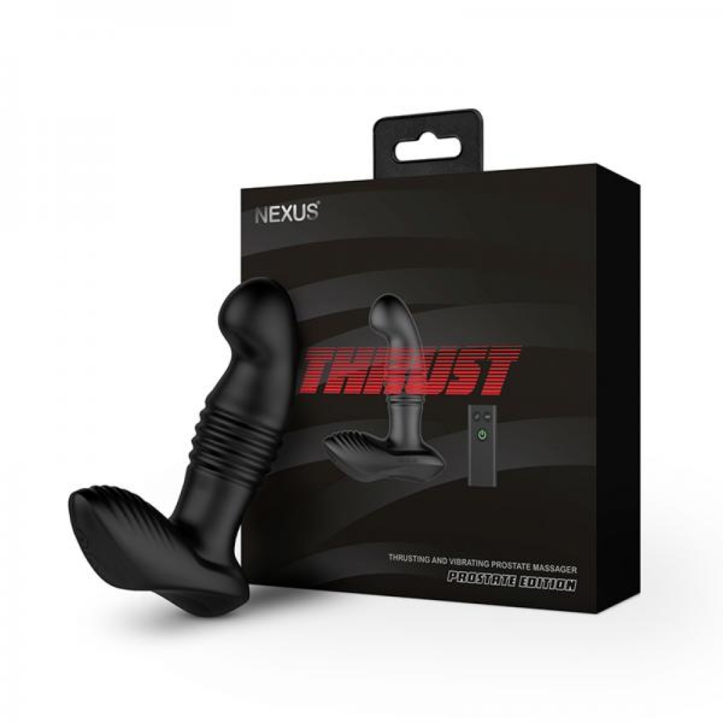 Nexus Thrust Prostate Edition Thrusting Vibrating Prostate And Perineum Massager Black - Eqom Novelties Ltd  Dba Nexus