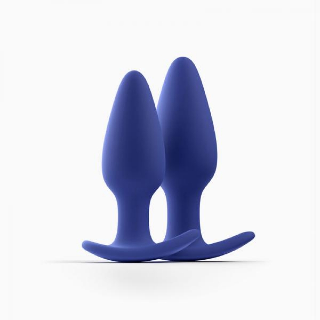 Biird Regii 2-piece Anal Plug Set Blue - Sake International Ltd. / Biird