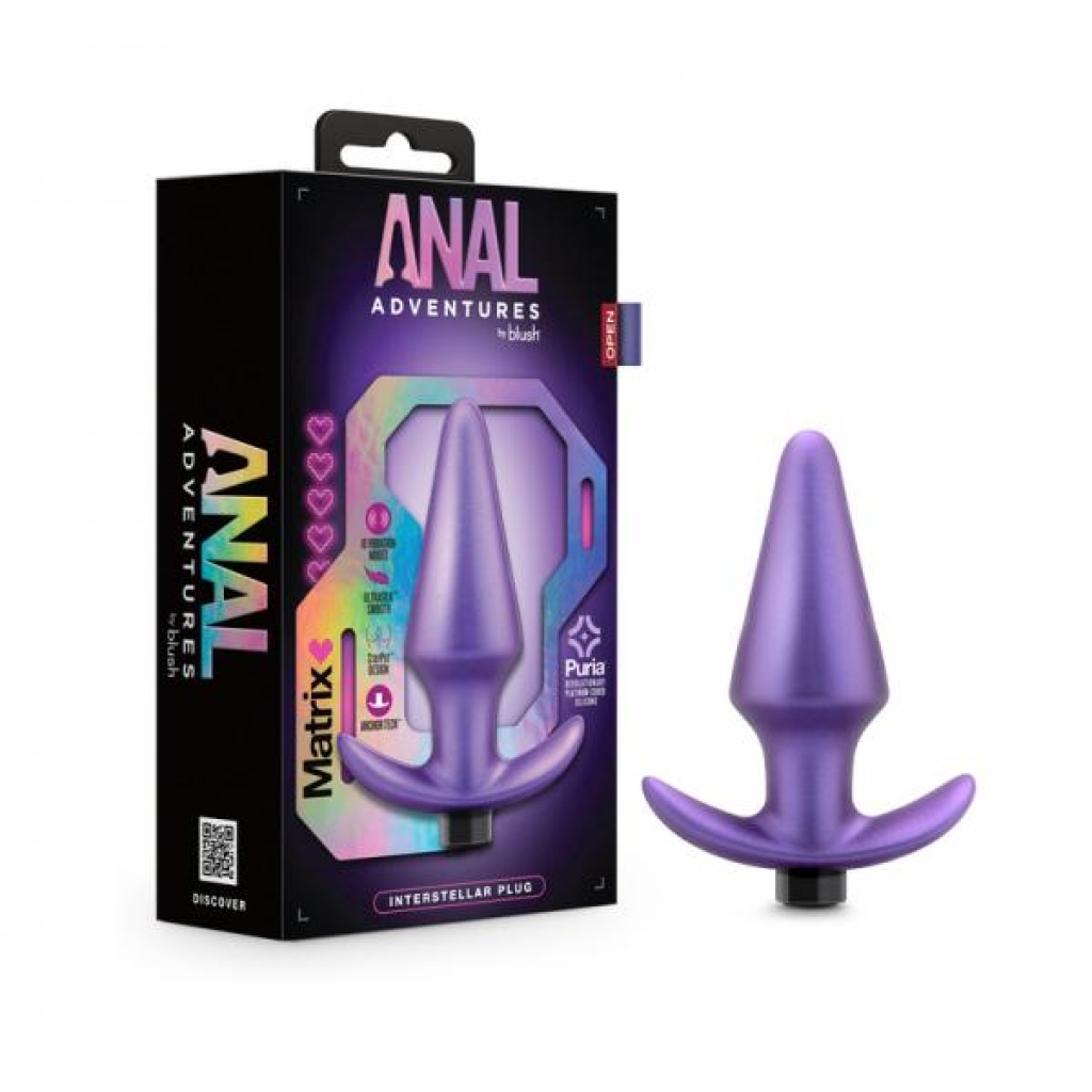 Anal Adventures Matrix Interstellar Plug - Astro Violet