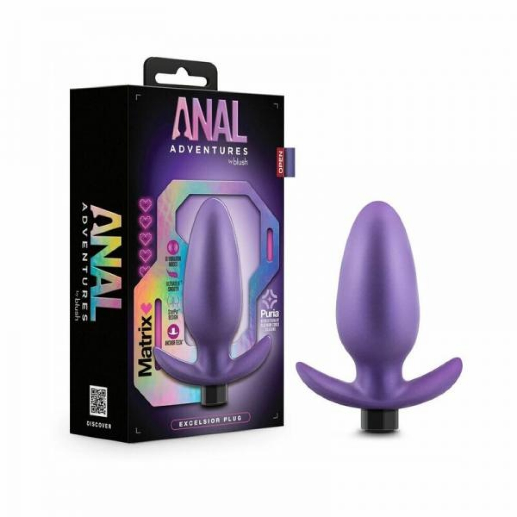 Anal Adventures Matrix Excelsior Plug - Astro Violet