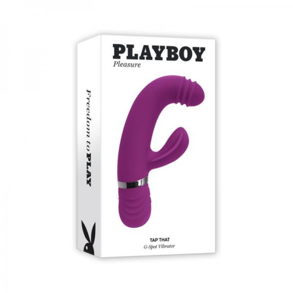 Playboy Tap That Silicone Tapping Dual Stimulator - Evolved Novelties