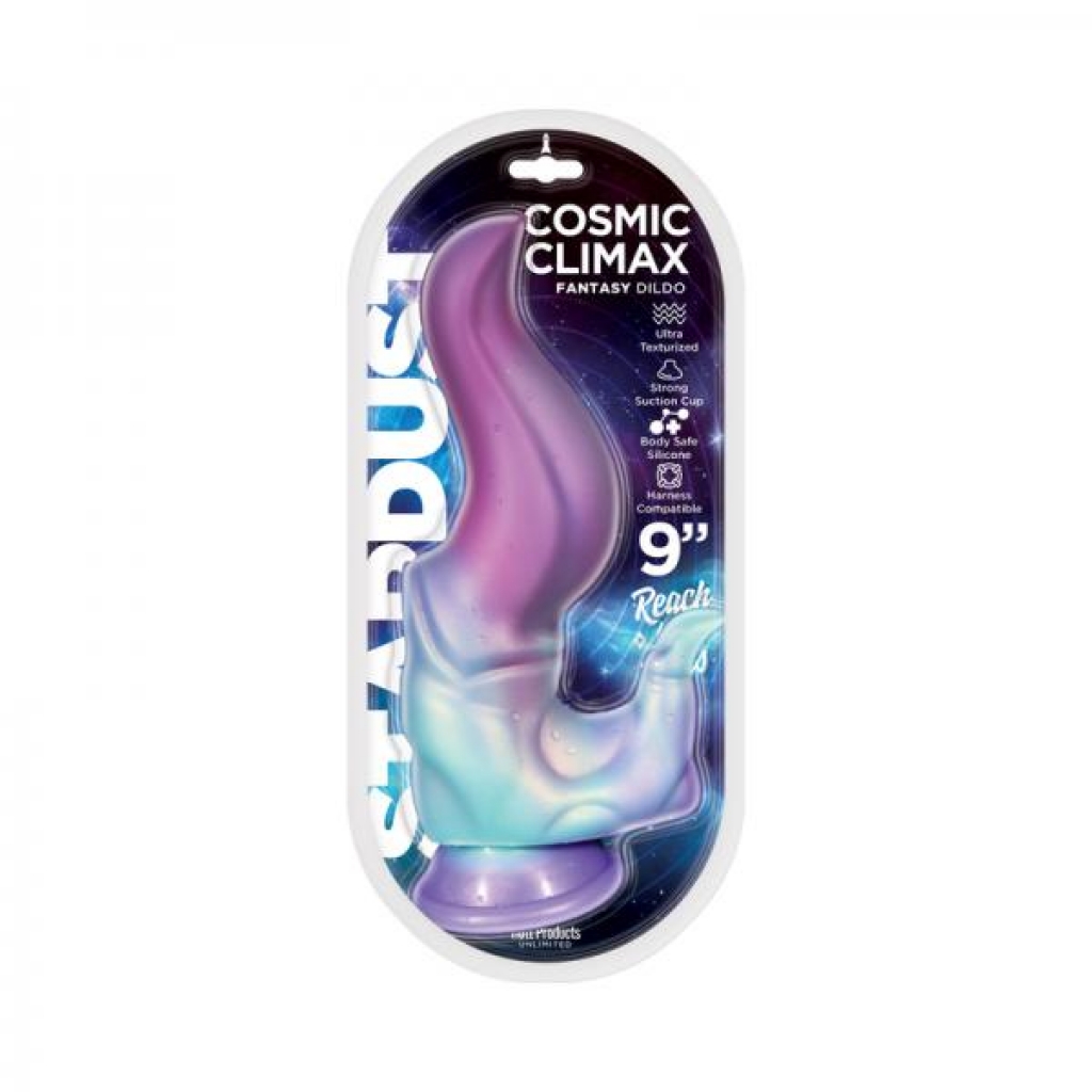 Stardust Cosmic Climax 9 In. Silicone Dildo - Hott Products