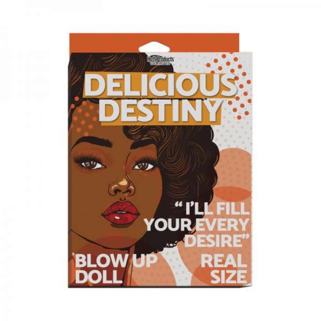 Delicious Destiny Blow Up Doll Brown - Hott Products