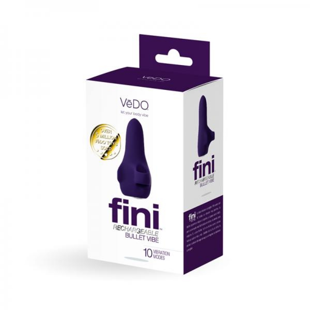 Vedo Fini Rechargeable Bullet Vibe - Purple