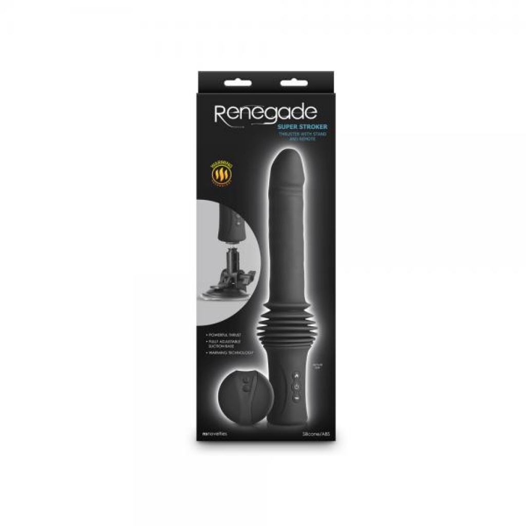 Renegade Super Stroker Black - Ns Novelties