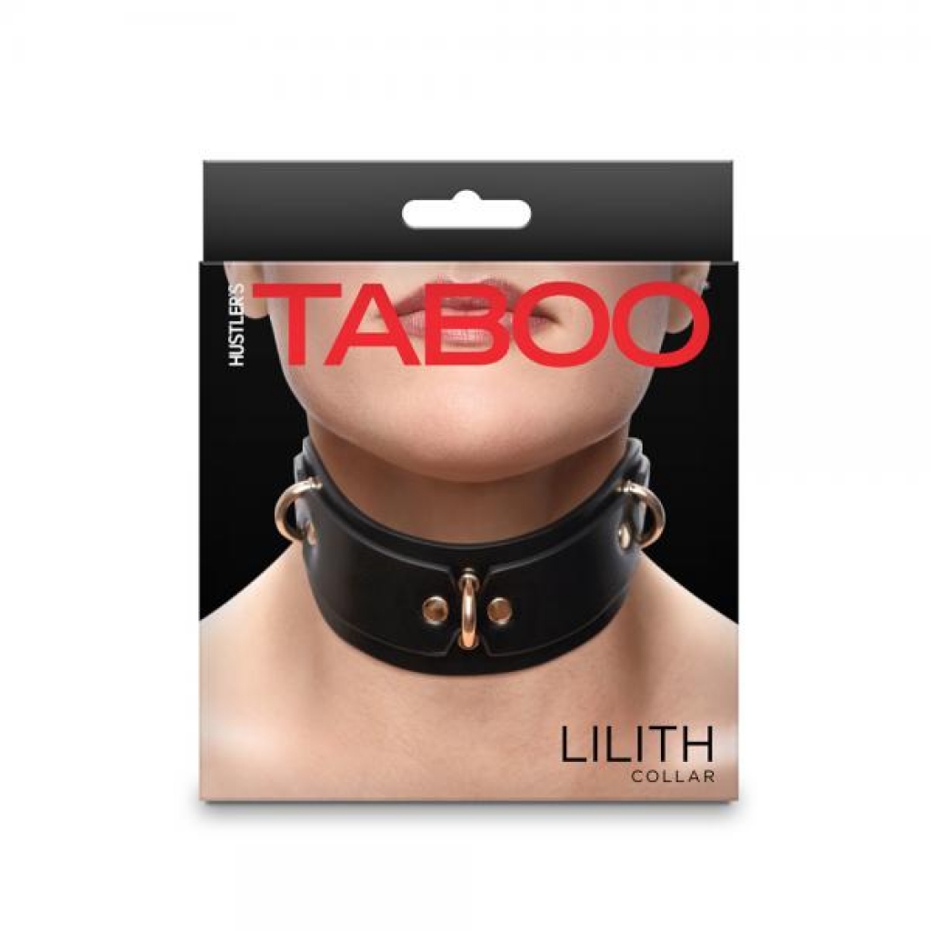 Hustler Taboo Lilith Collar Black - Ns Novelties