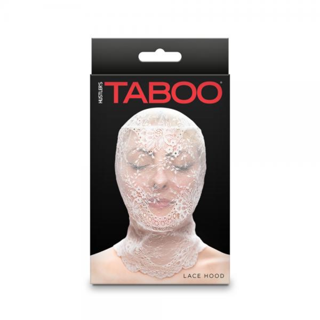 Hustler Taboo Lace Hood White - Ns Novelties