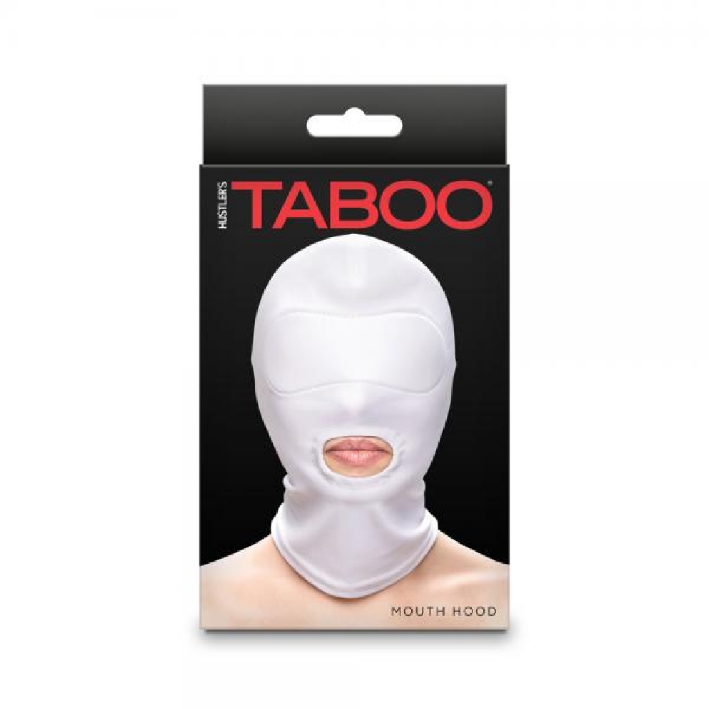 Hustler Taboo Mouth Hood White - Ns Novelties