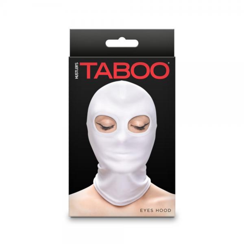 Hustler Taboo Eyes Hood White - Ns Novelties