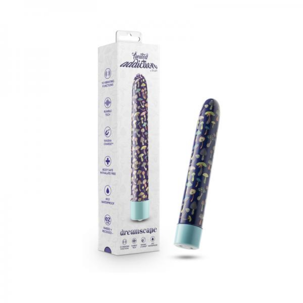 Limited Addiction Utopia Rechargeable 7 In. Vibrator Aqua - Vee International Inc.