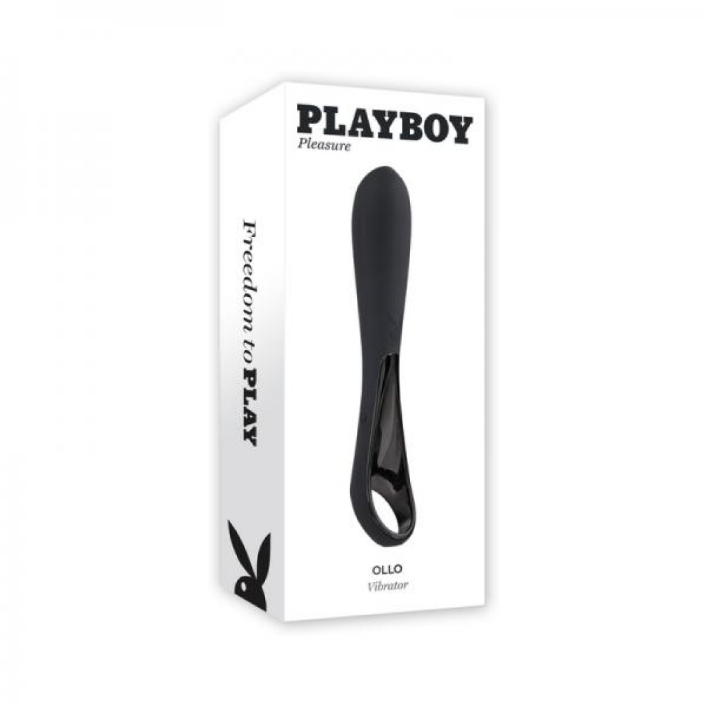 Playboy Ollo Rechargeable Silicone Vibrator with Ring Handle