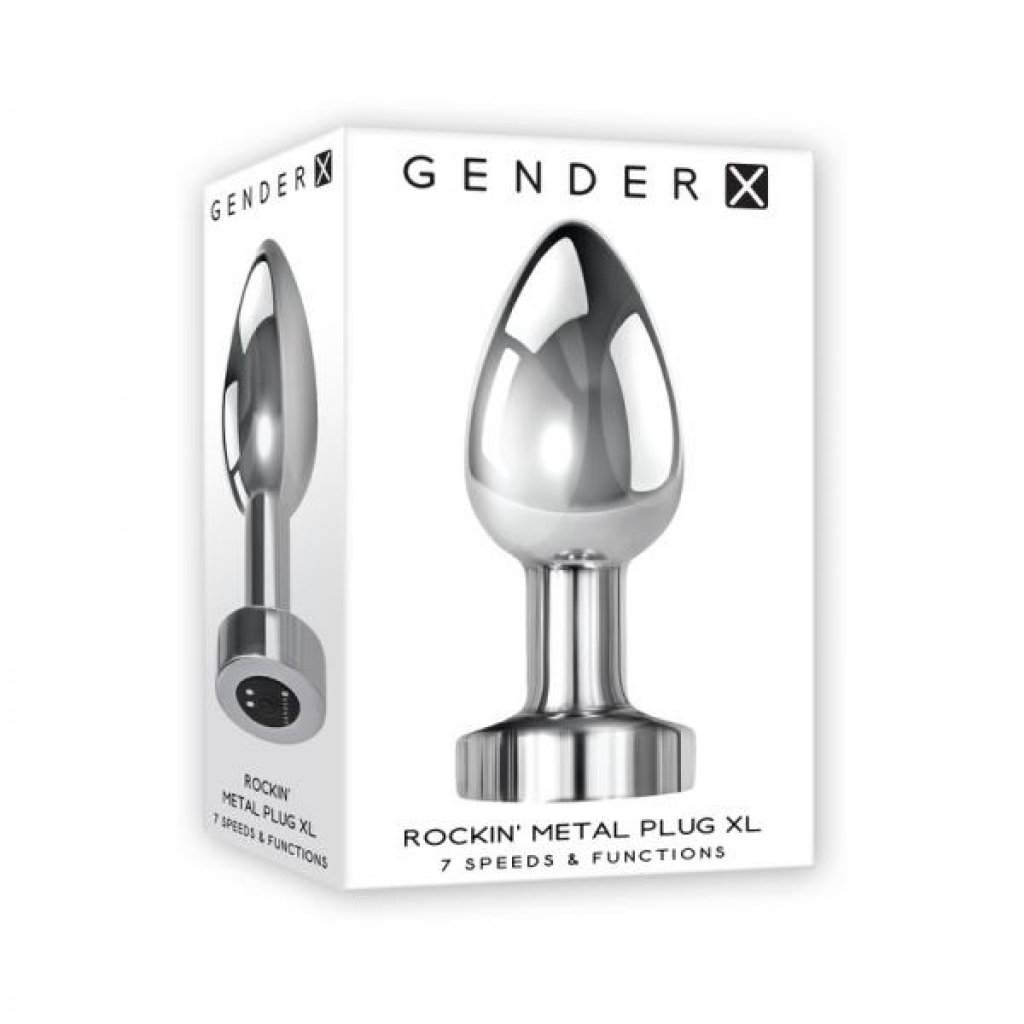 Gender X Rockin' Metal Plug XL - Ultimate Anal Exploration