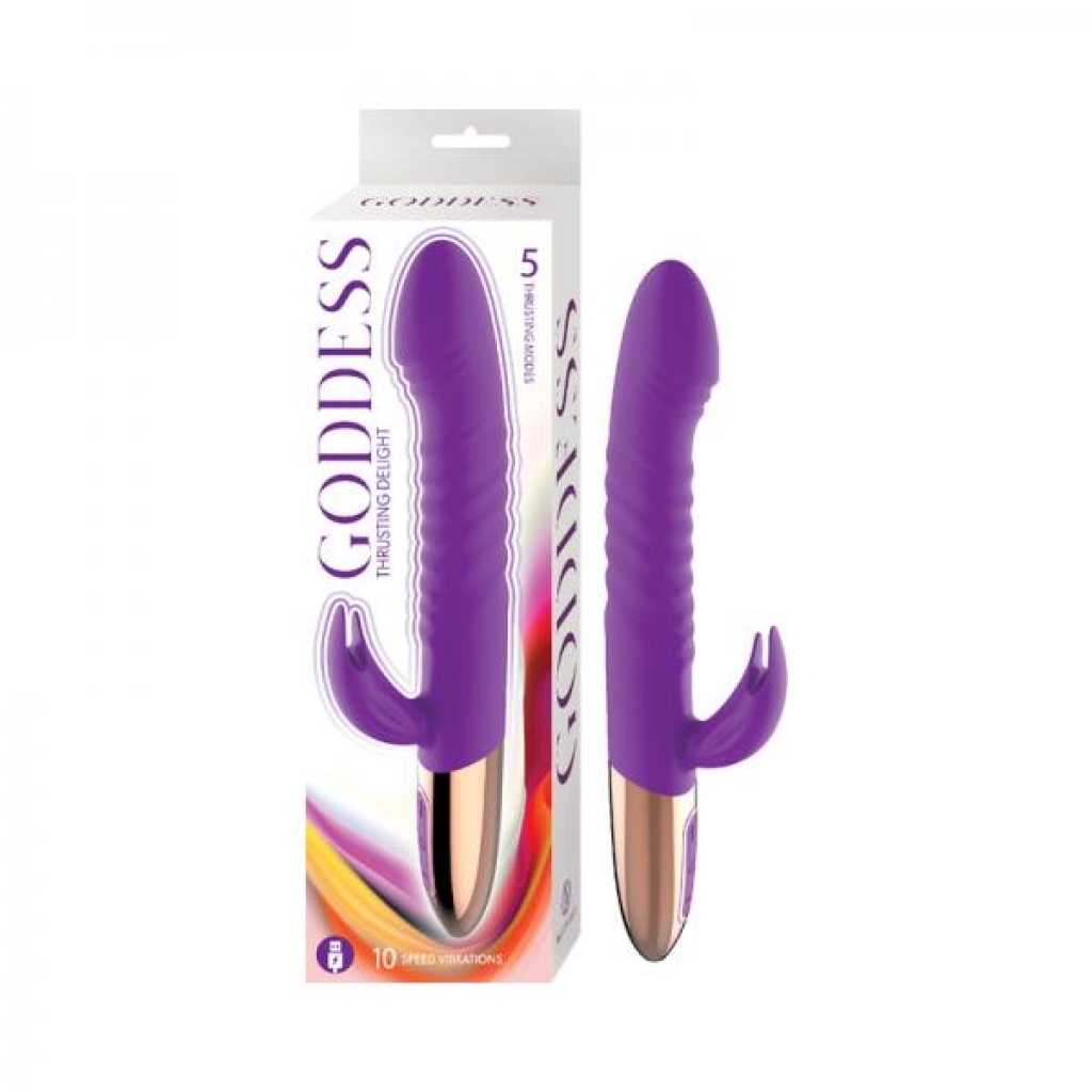 Goddess Thrusting Delight - Powerful Dual-Stimulating Vibrator