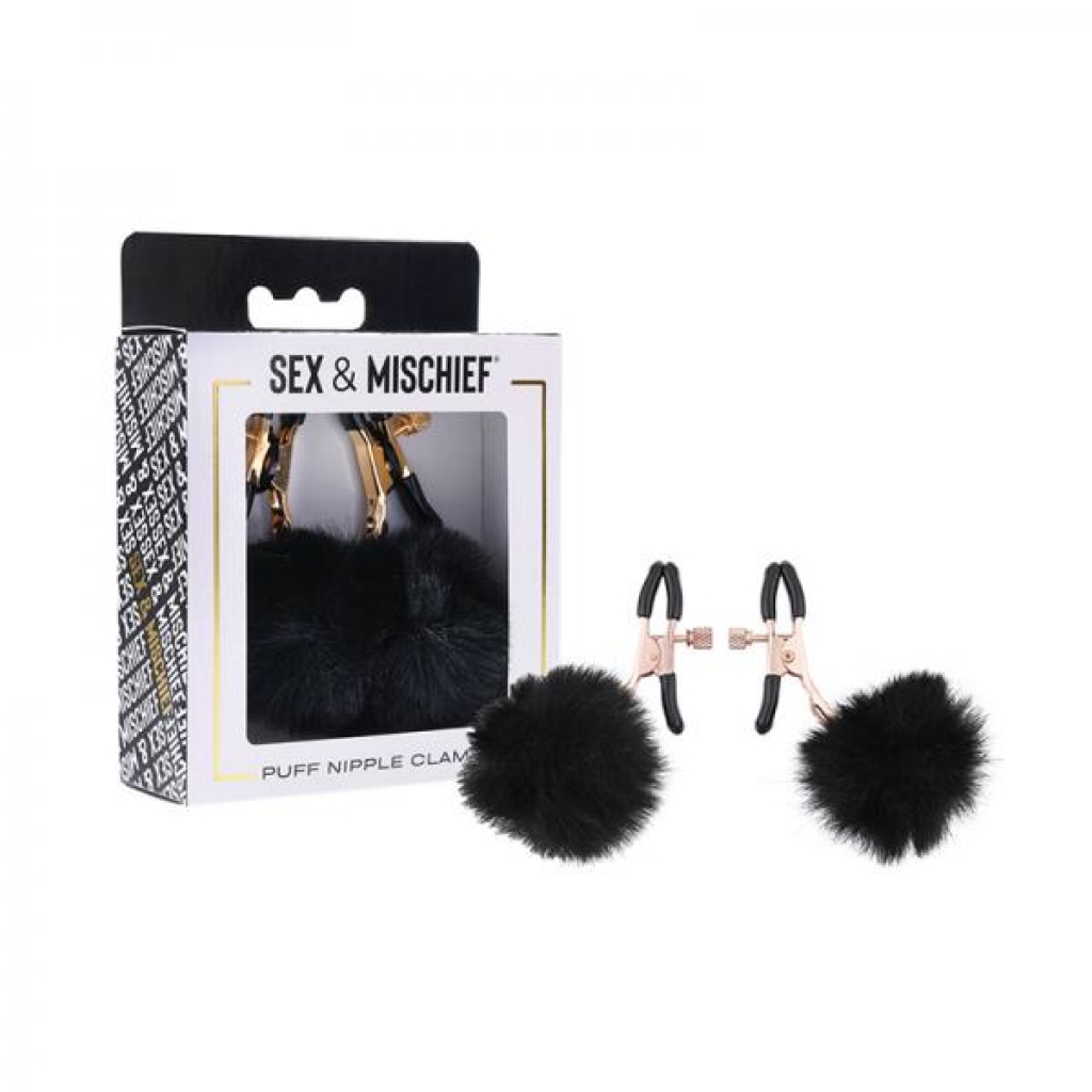 Sportsheets Sex & Mischief Puff Nipple Clamps - Tease and Delight