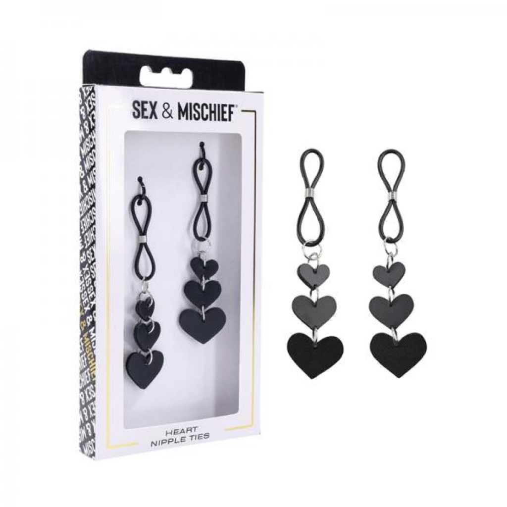 Sportsheets Sex & Mischief Heart Nipple Ties