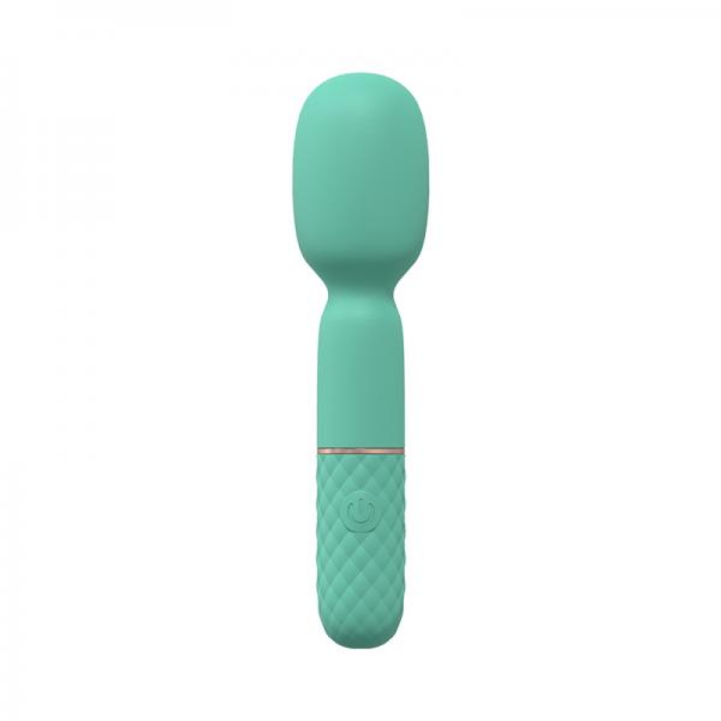 Loveline Bella 10 Speed Vibrating Mini-wand Silicone Rechargeable Waterproof Green - Shots America Llc