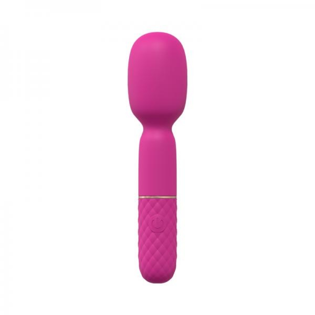 Loveline Bella 10 Speed Vibrating Mini-wand Silicone Rechargeable Waterproof Pink - Shots America Llc