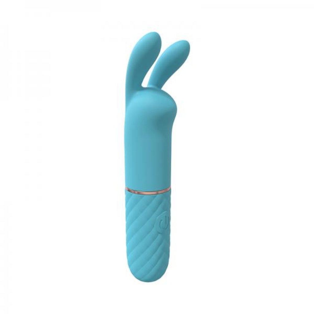 Loveline Dona 10 Speed Vibrating Mini-rabbit Silicone Rechargeable Waterproof Blue - Shots America Llc